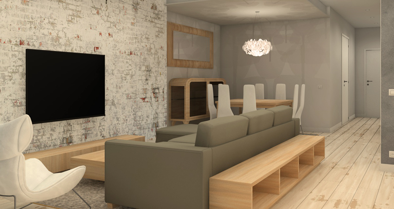 Interiorismo 3D - Salon - Salon A Coruña