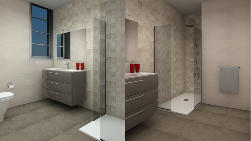Interiorismo 3D - Baño - Baño A Coruña